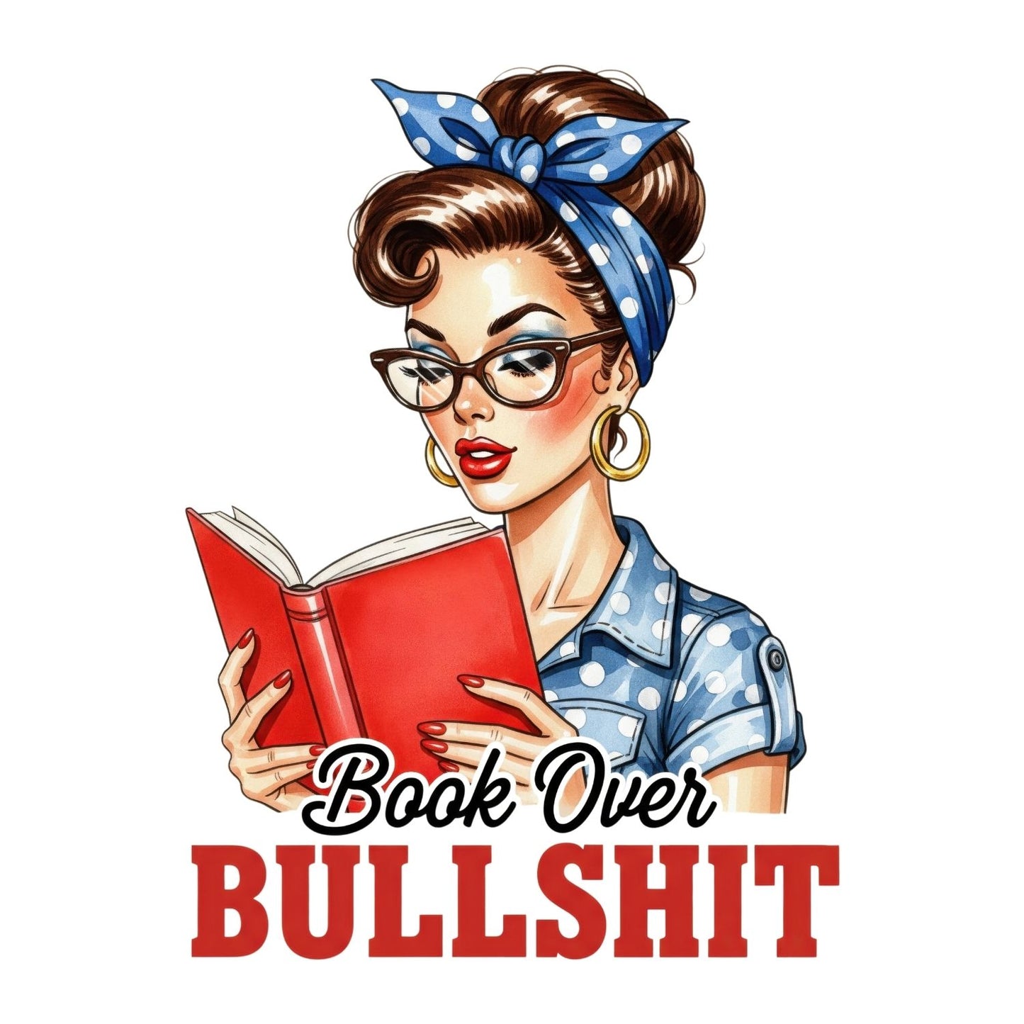 BOOKS OVER BULLSH*T T-SHIRT