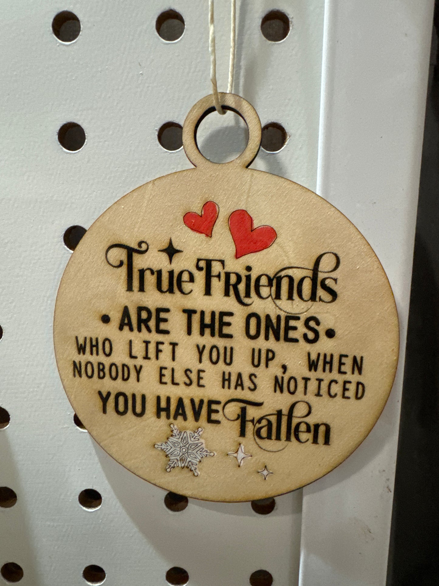 Two friends are the ones… Christmas ornament