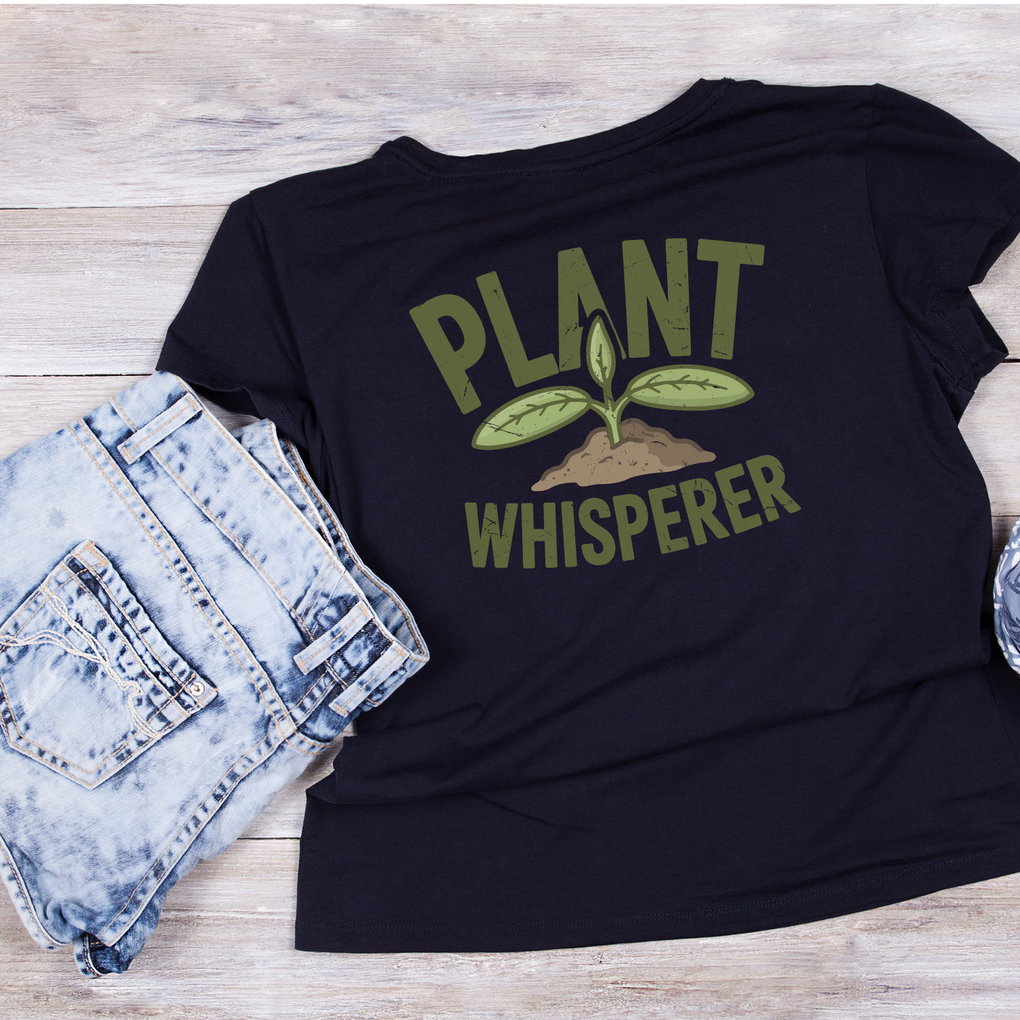 Plant Whisperer T-Shirt | Gardening Graphic Tee | Printed Shirt | Nature Lover