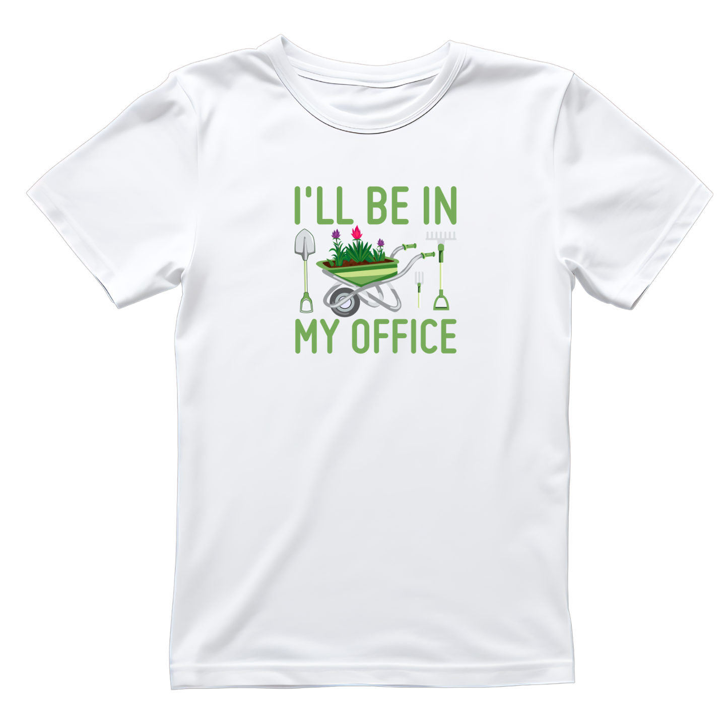 I’ll Be In My Office T-Shirt | Gardening Graphic Tee | Plants Printed Shirt | Nature Lover