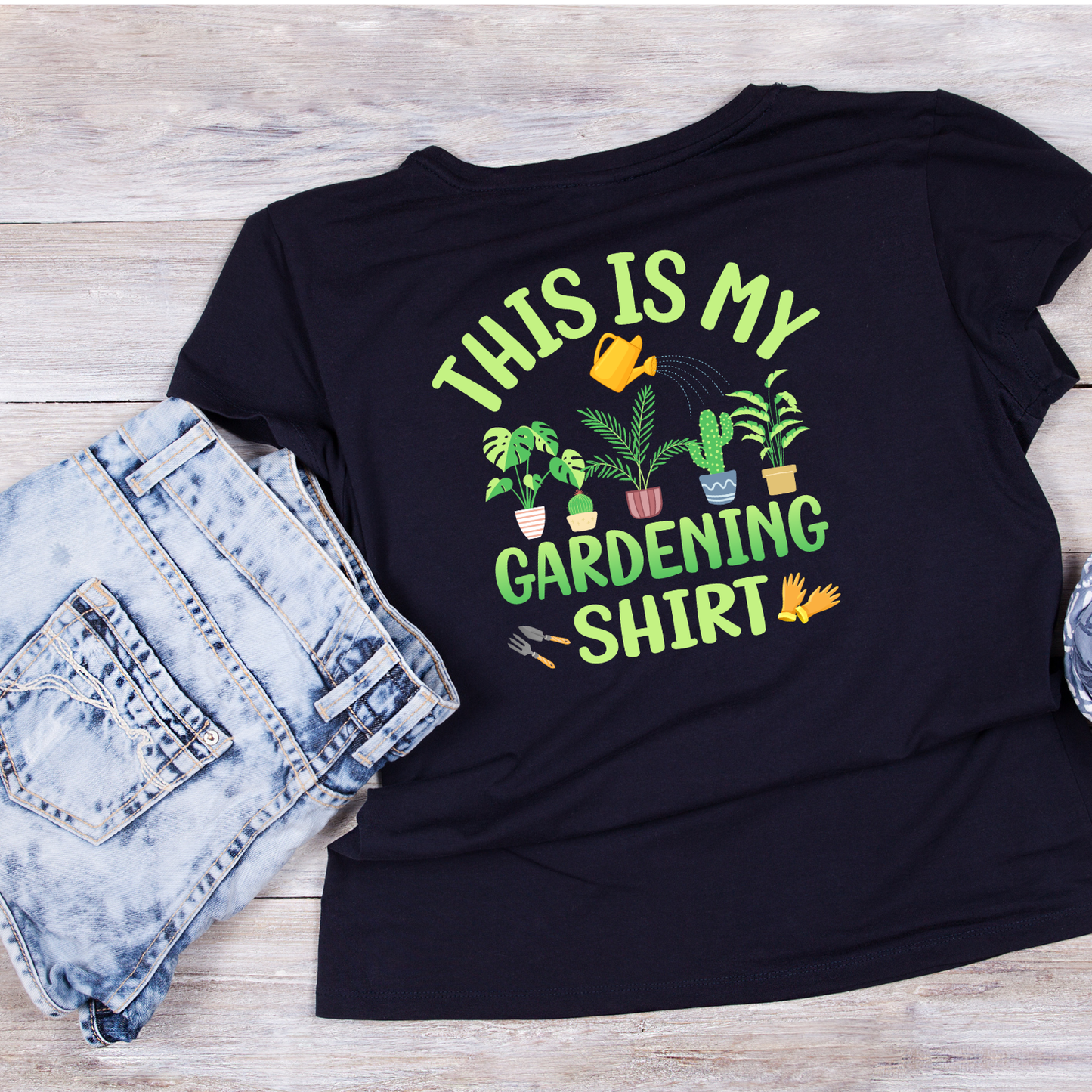 This Is My Gardening T-Shirt | Gardening Graphic Tee | Plants Printed Shirt | Nature Lover