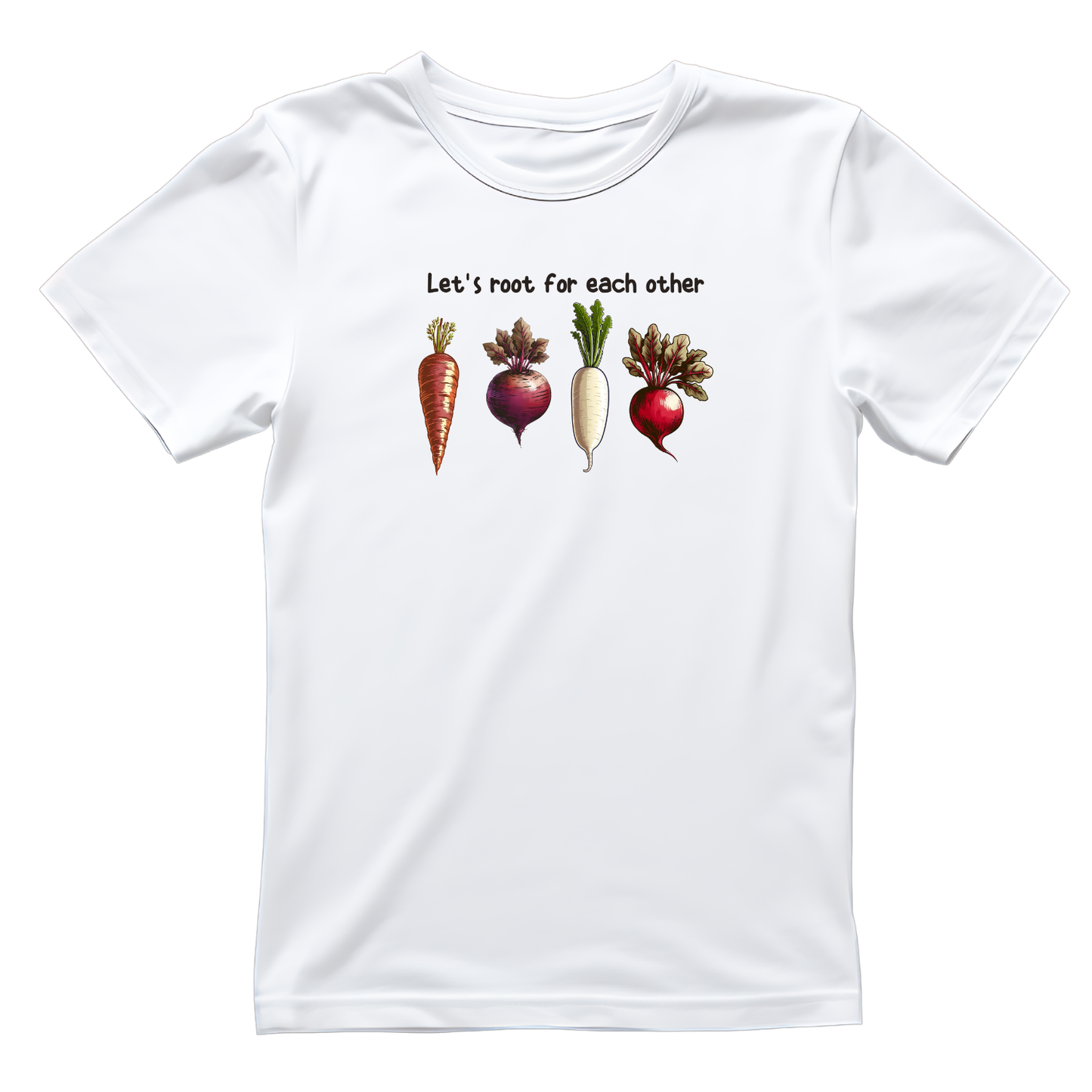 Let’s Root For Each Other T-Shirt | Graphic Tee | Gardening Printed Shirt | Plants Nature Lover |
