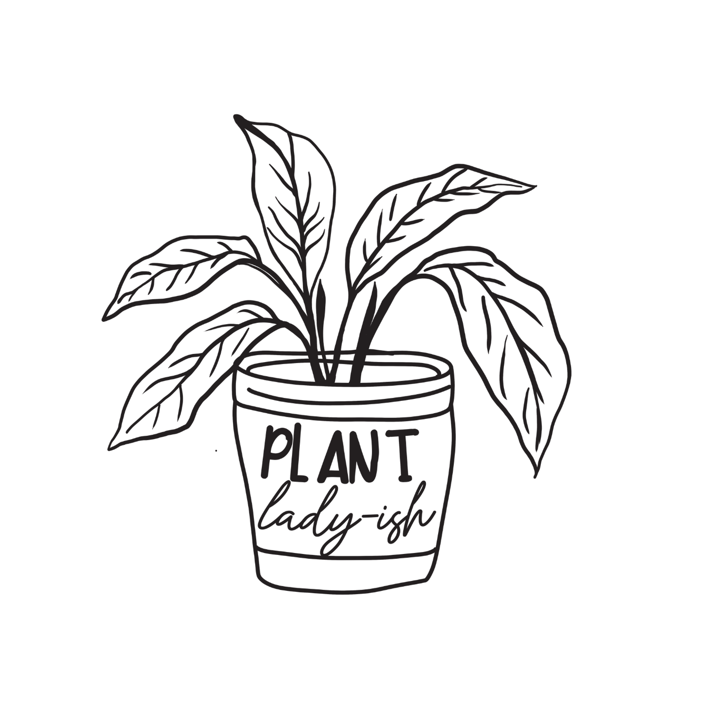 Plant Ladyish T-Shirt | Graphic Tee | Gardening Printed Shirt | Plants Nature Lover |