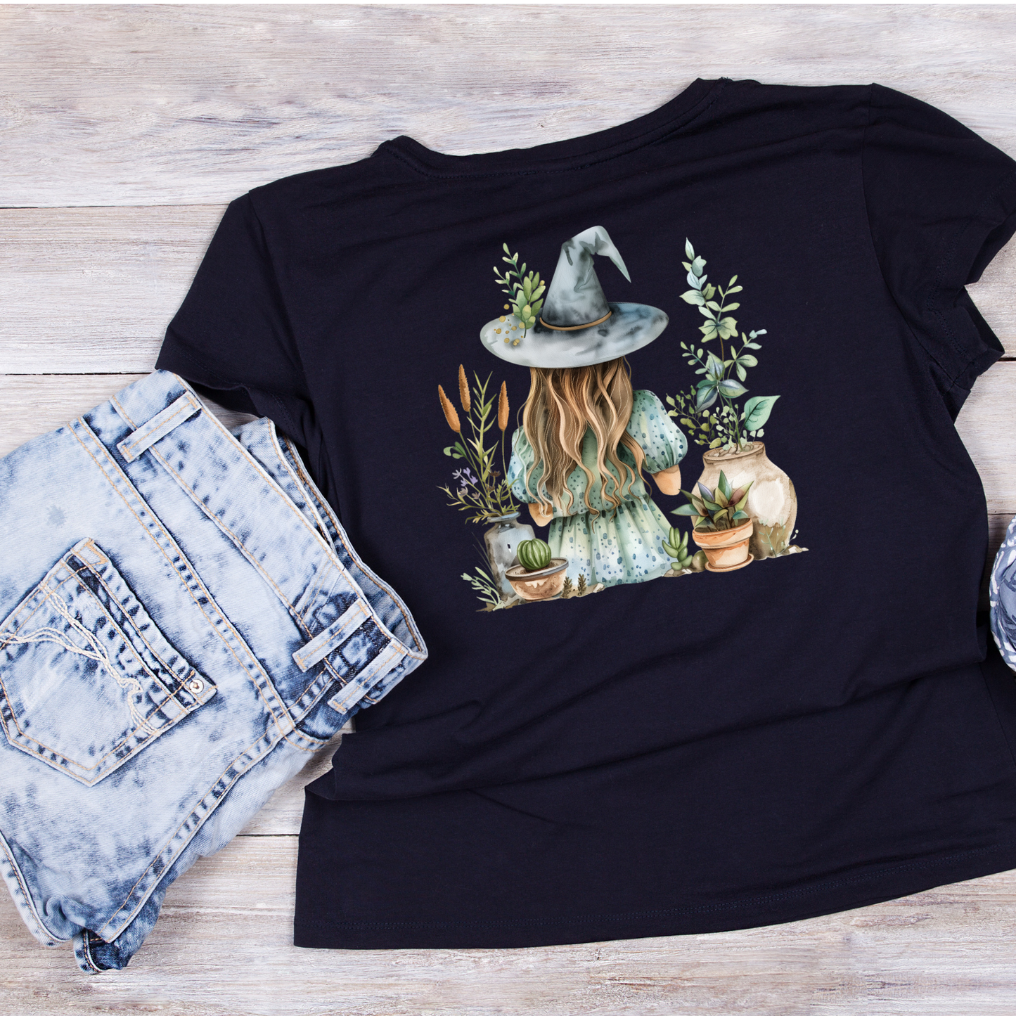 Gardening Witch T-Shirt | Gardening Graphic Tee | Printed Shirt | Nature Lover