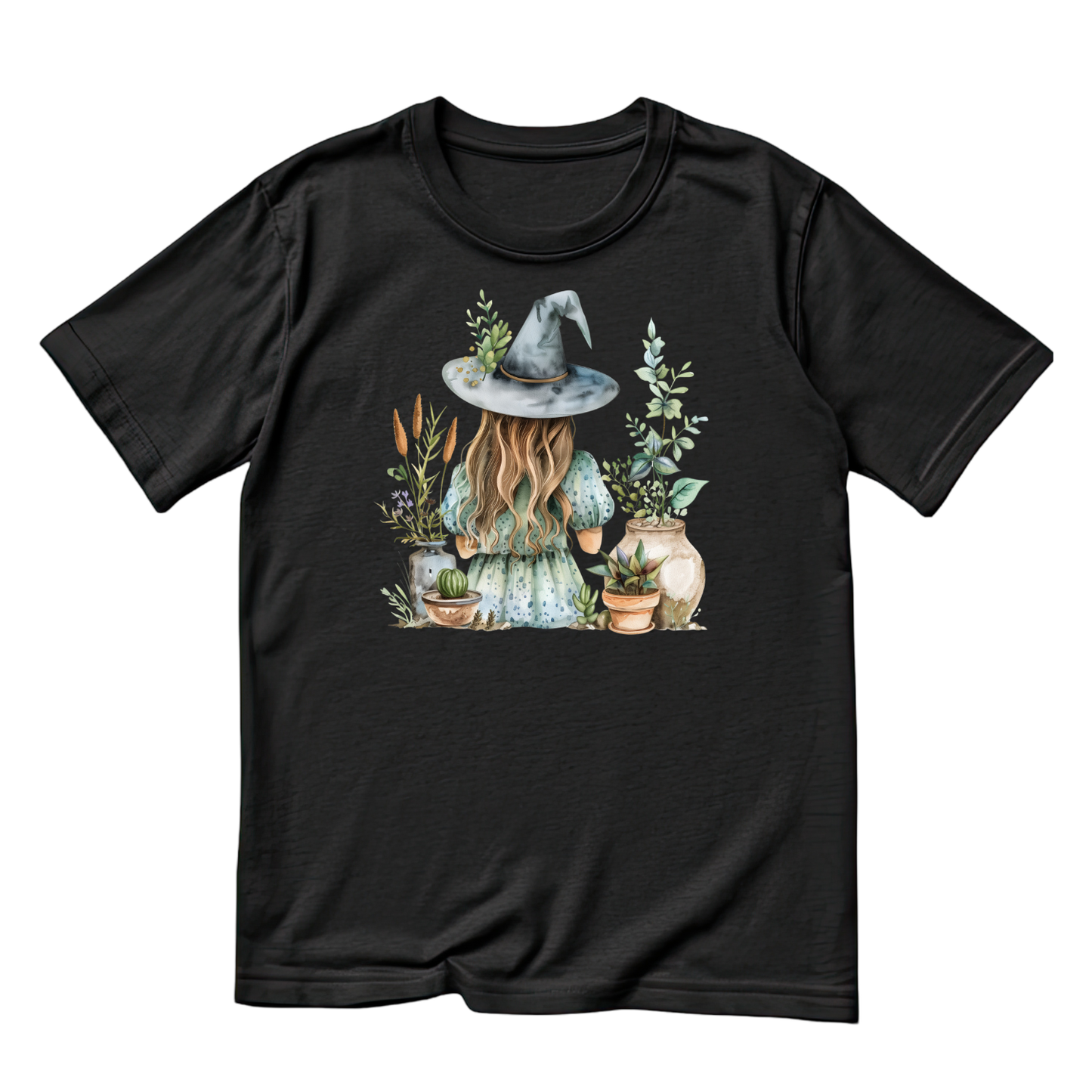 Gardening Witch T-Shirt | Gardening Graphic Tee | Printed Shirt | Nature Lover
