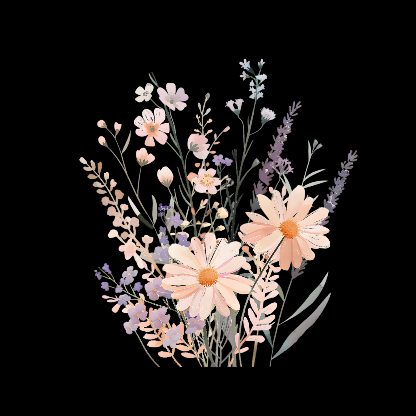 Wildflower Meadow T-Shirt | Gardening Graphic Tee | Printed Shirt | Nature Lover