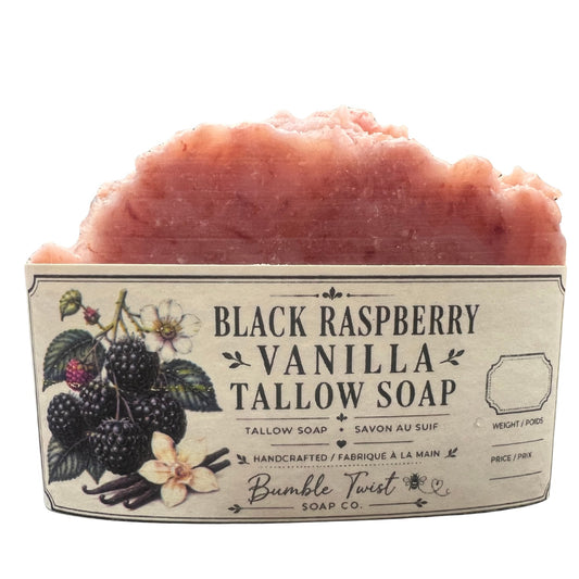 Black Raspberry Vanilla Farmhouse Tallow Soap