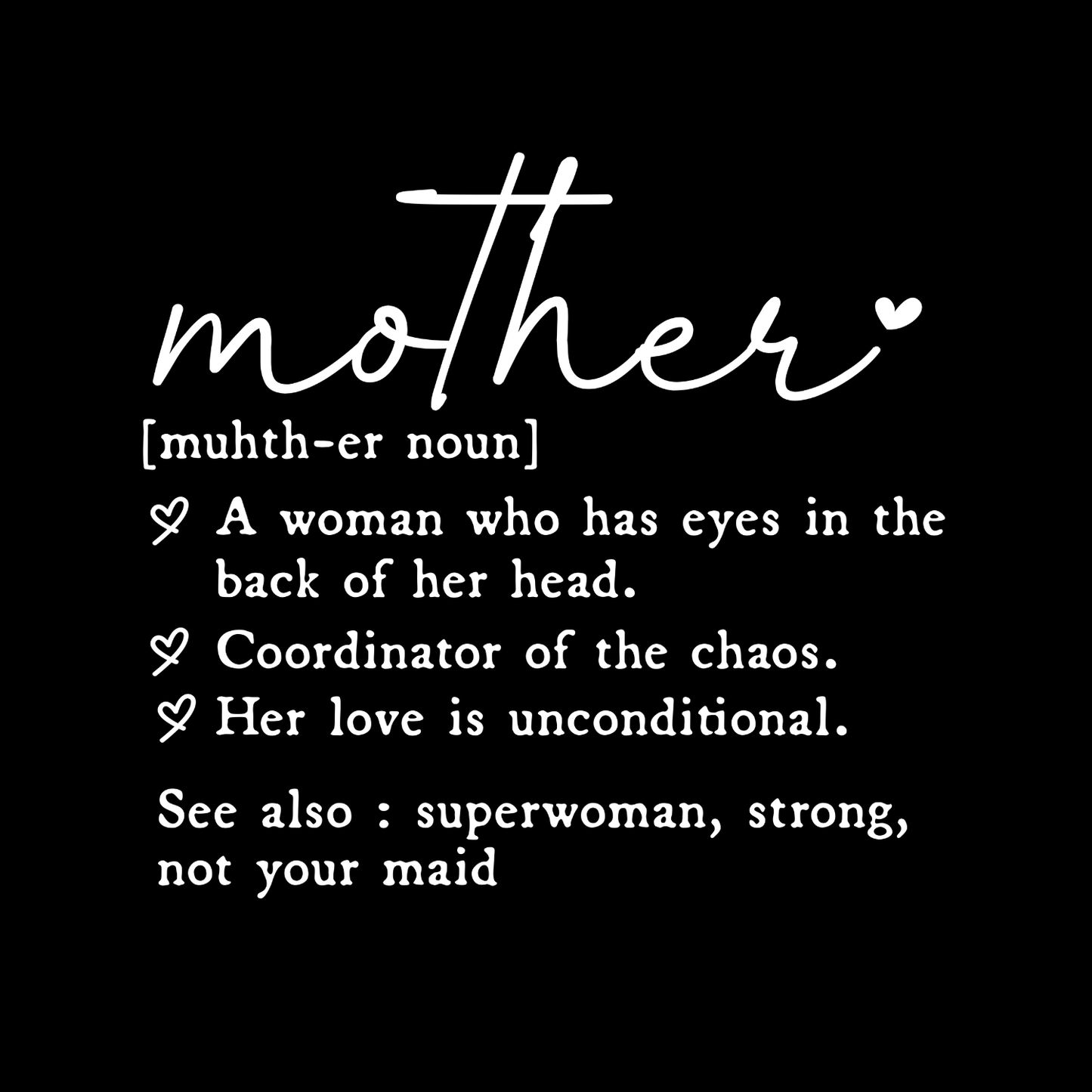 Mother Dictionary Noun T-shirt | Mama Graphic Tee | Mommy Printed Shirt | Mother’s Day | Birthday