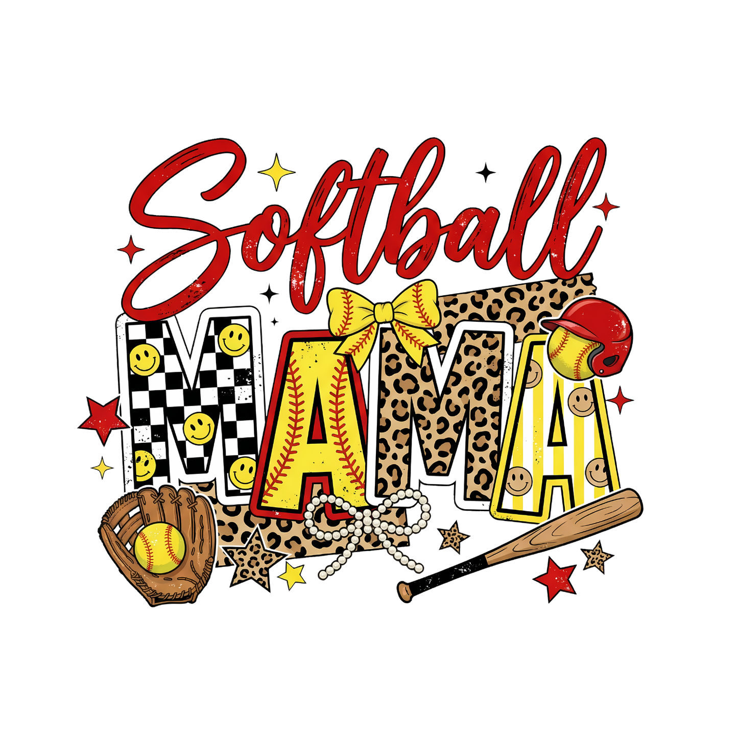 Softball Mama T-shirt | Mommy Graphic Tee | Mommy Printed Shirt | Mother’s Day | Birthday | Baseball
