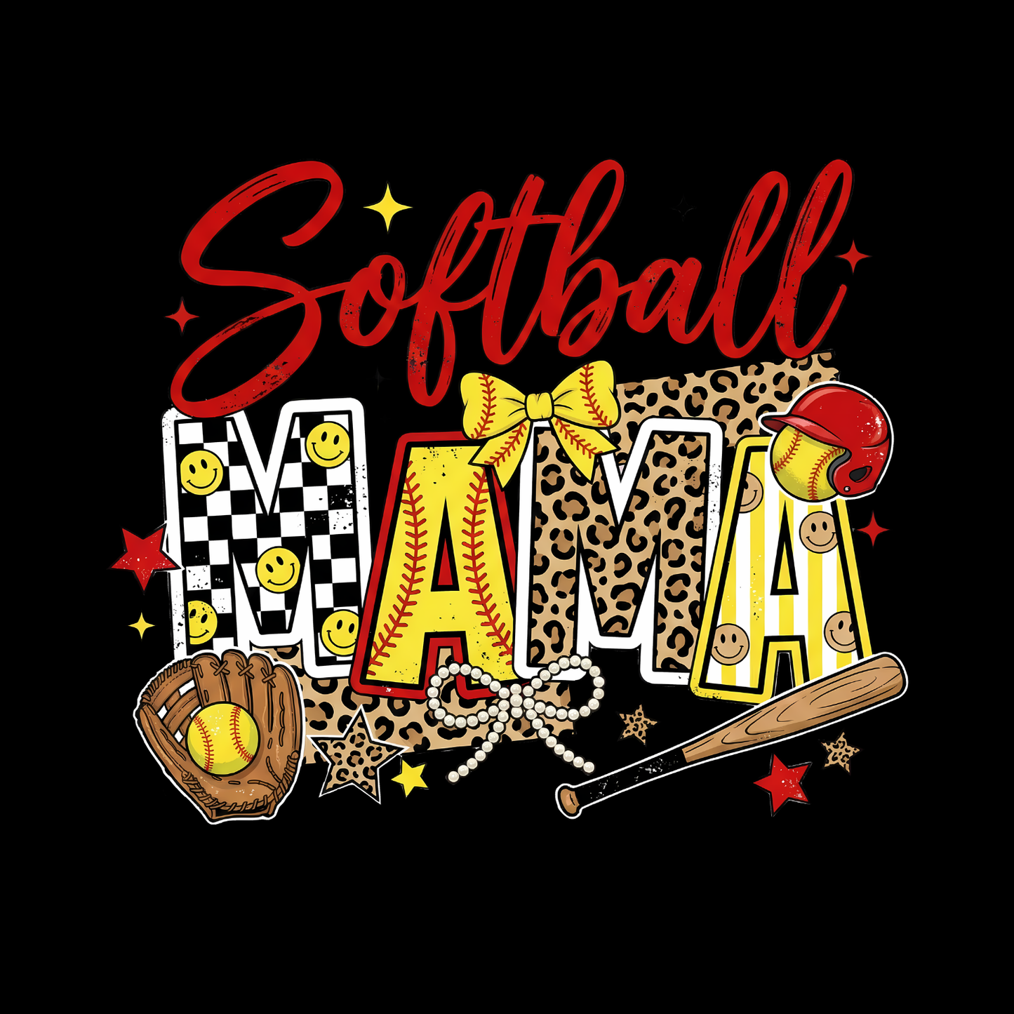 Softball Mama T-shirt | Mommy Graphic Tee | Mommy Printed Shirt | Mother’s Day | Birthday | Baseball