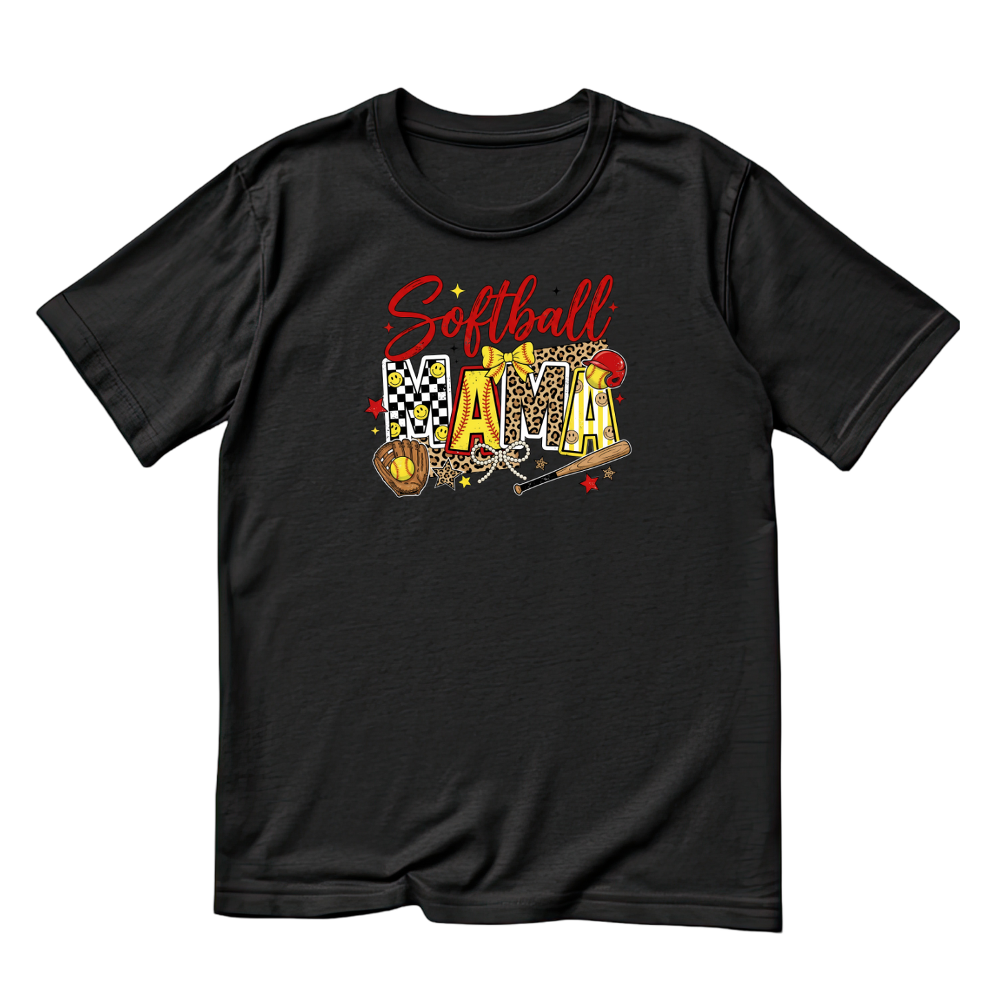 Softball Mama T-shirt | Mommy Graphic Tee | Mommy Printed Shirt | Mother’s Day | Birthday | Baseball