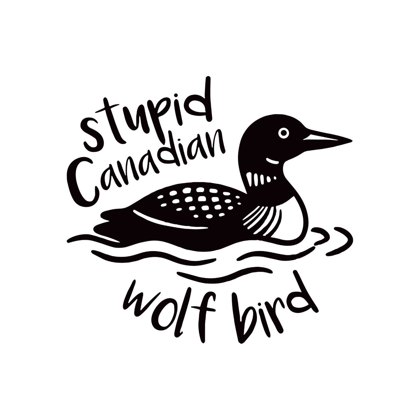 Stupid Canadian Wolf Bird Heated Rivalry T-shirt | Hockey Graphic Tee | Printed Shirt |