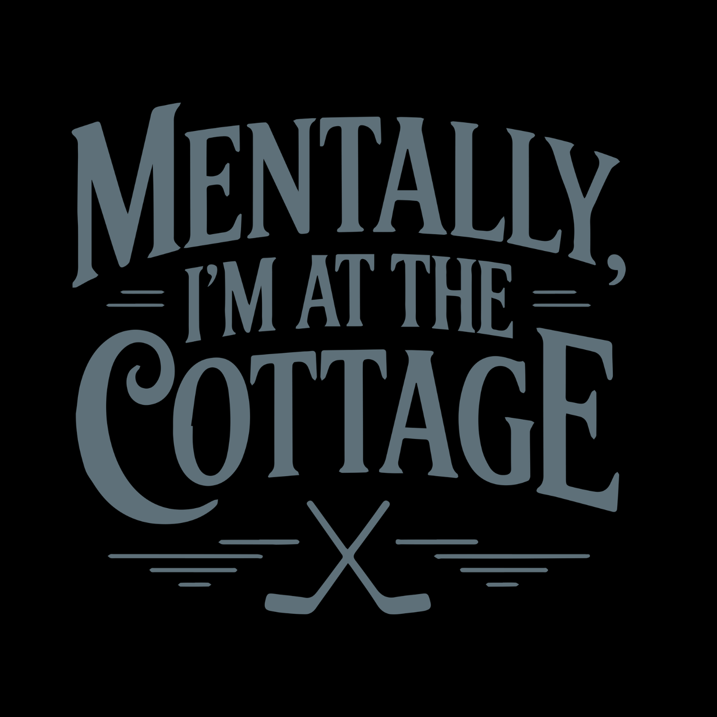Heated Rivalry Mentally I’m At The CottageT-shirt | Hockey Graphic Tee | Printed Shirt |