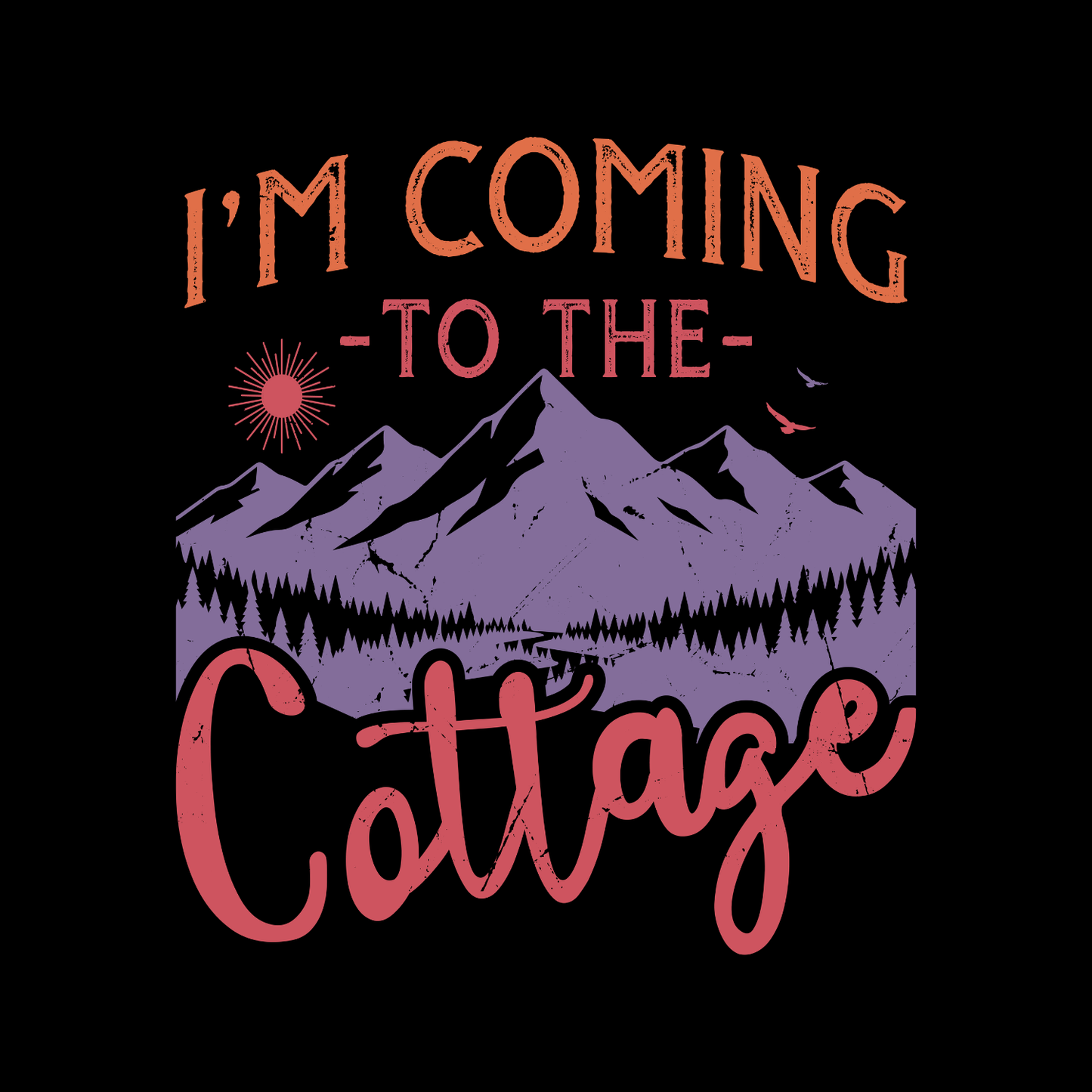 I’m Coming To The Cottage Heated Rivalry T-shirt | Hockey Graphic Tee | Printed Shirt |