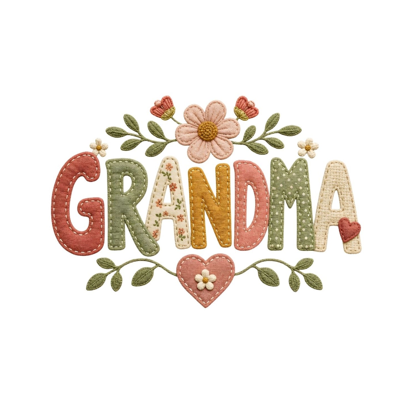 Grandma Knit-look Design T-Shirt | Graphic Tee | Grams Shirt