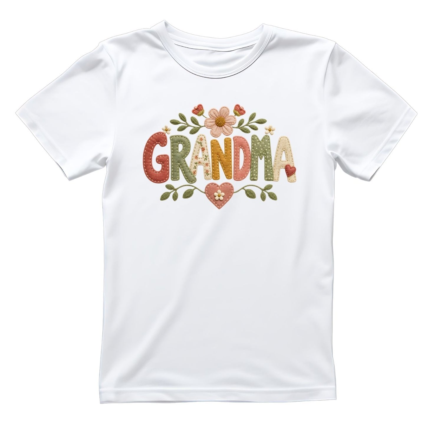 Grandma Knit-look Design T-Shirt | Graphic Tee | Grams Shirt
