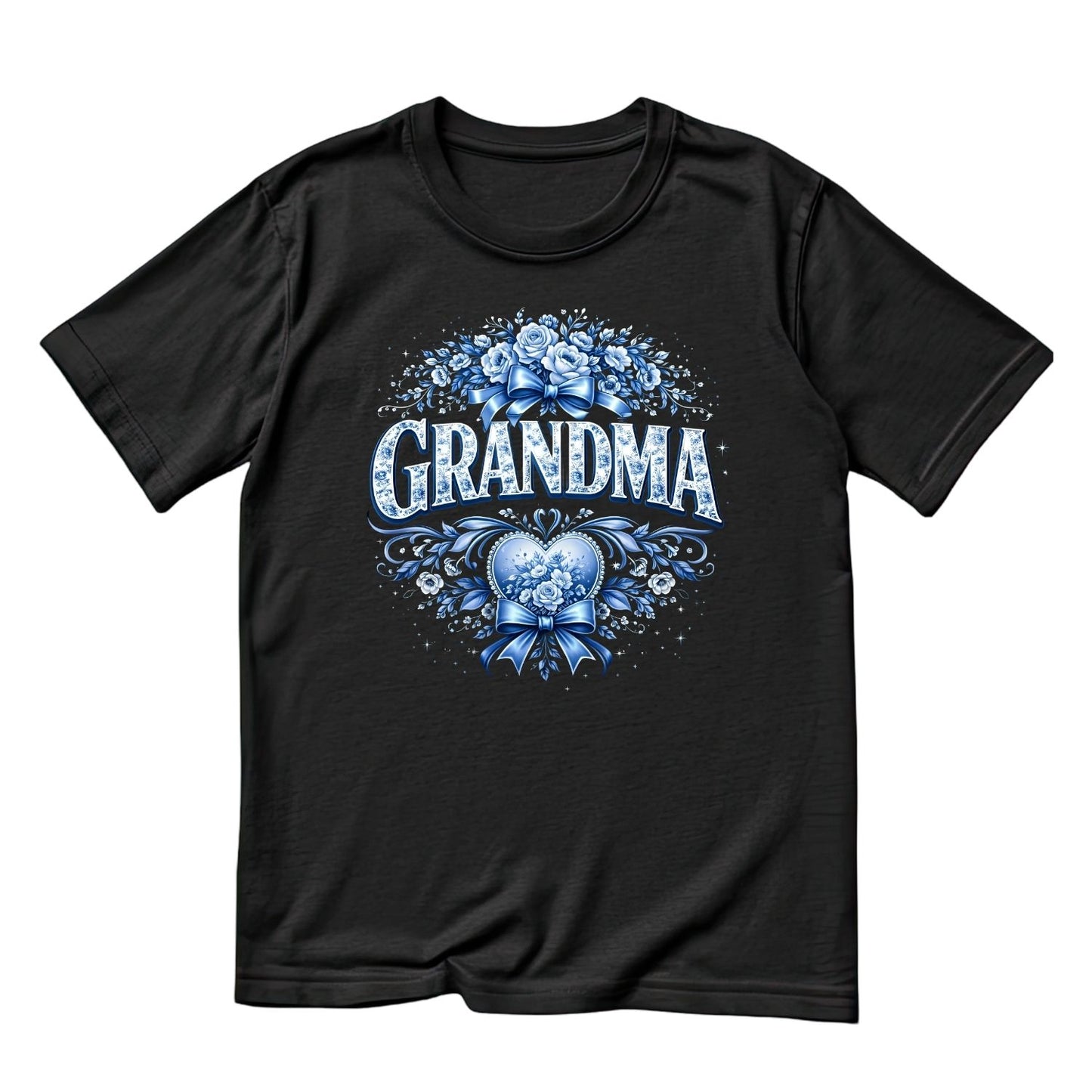 Grandma Blue Pottery T-Shirt | Graphic Tee | Grams Shirt