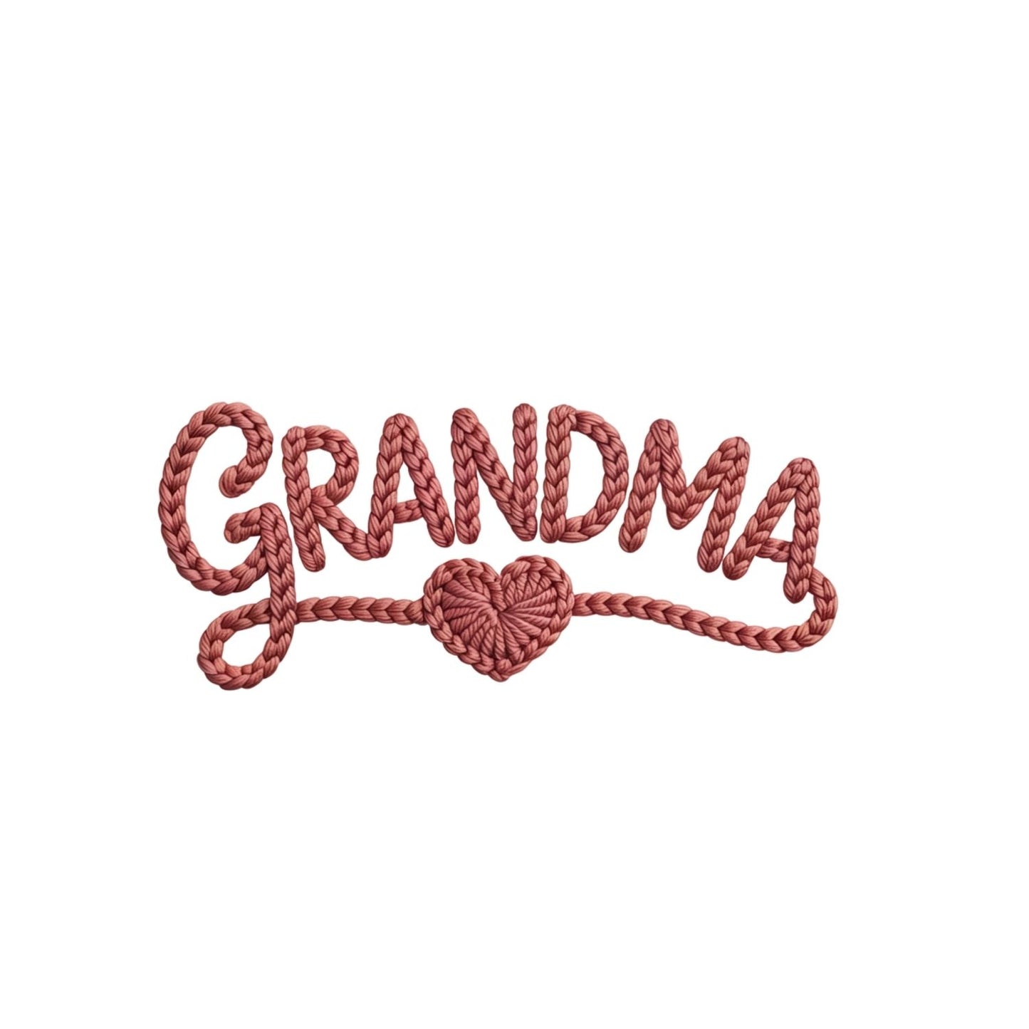 Grandma Knit-look Design T-Shirt | Graphic Tee | Grams Shirt