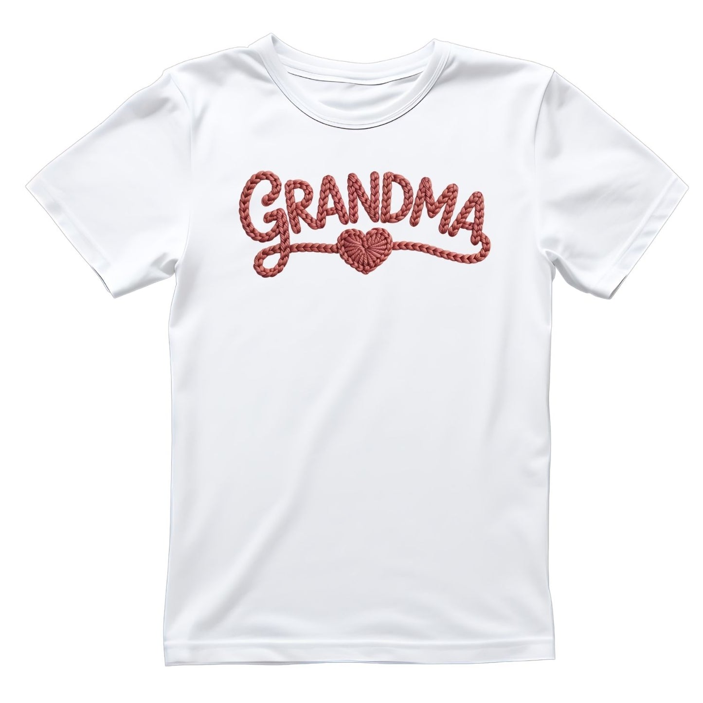 Grandma Knit-look Design T-Shirt | Graphic Tee | Grams Shirt