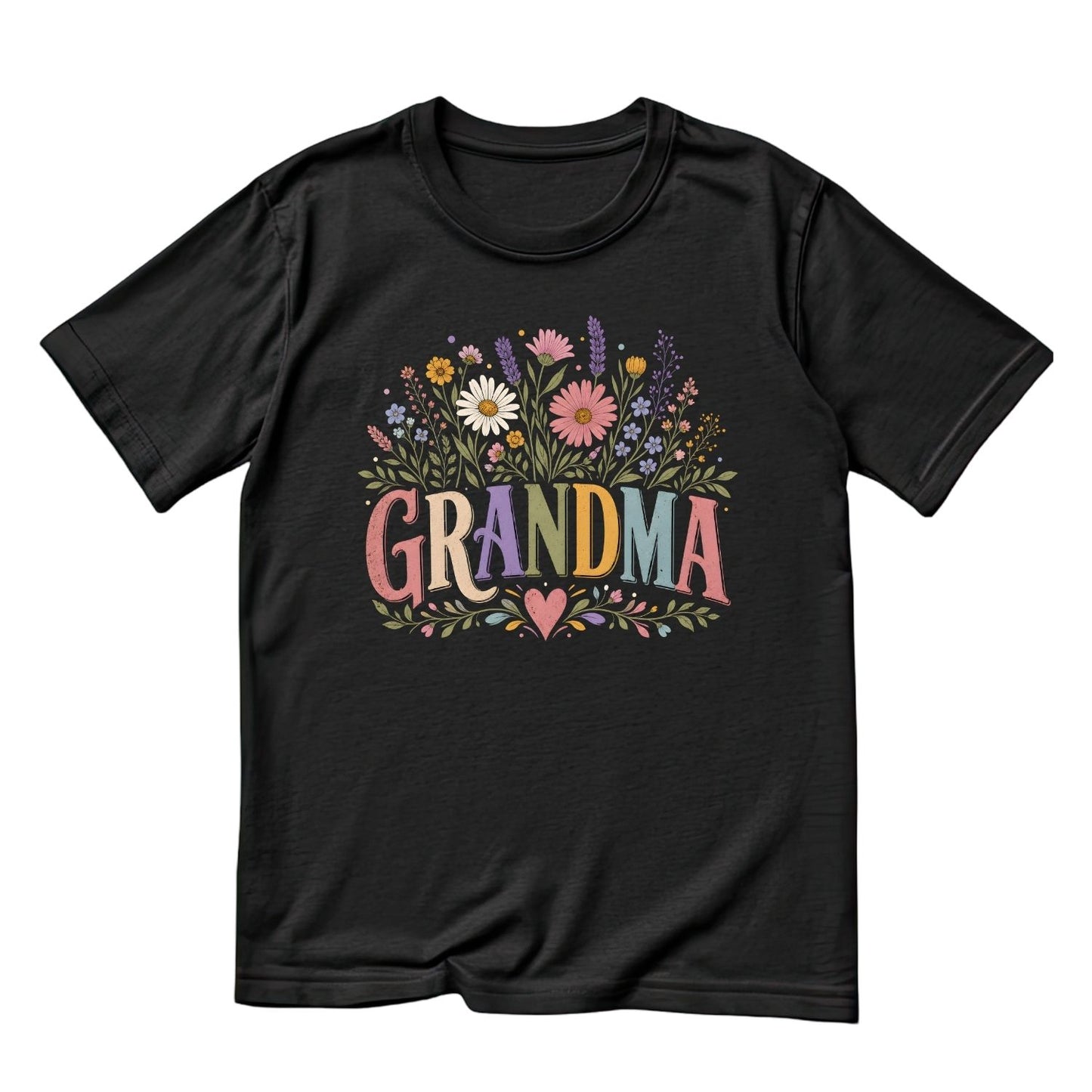 Grandma Wildflowers T-Shirt | Graphic Tee | Grams Shirt