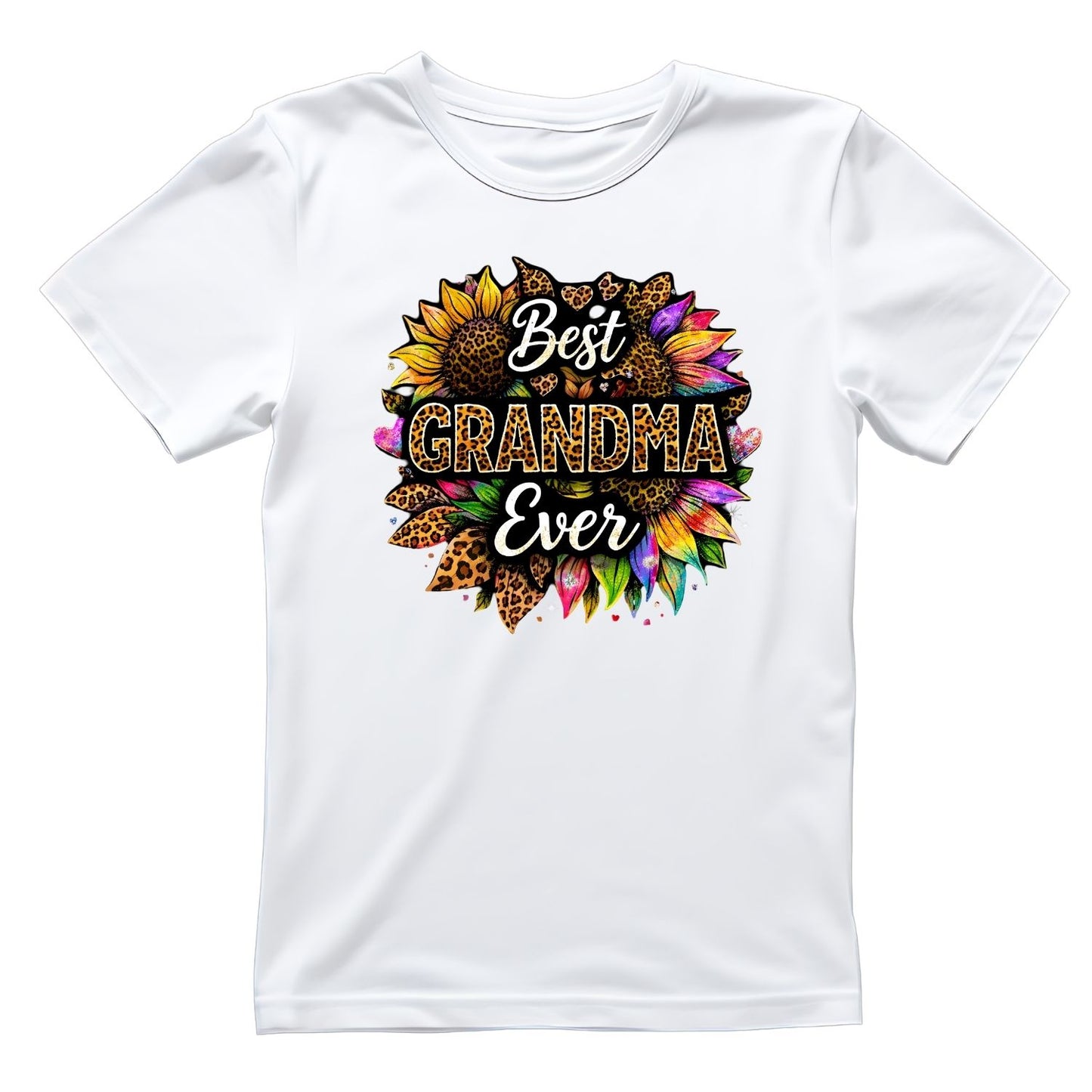 Best Grandma Ever Leopard T-Shirt | Graphic Tee | Grams Shirt