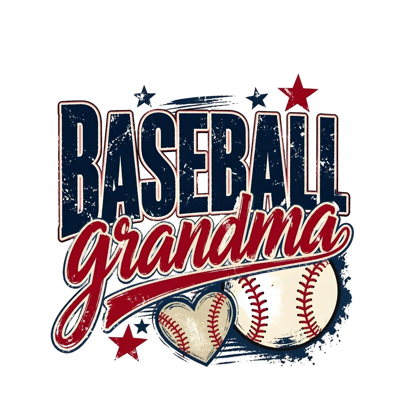 Baseball Grandma T-Shirt | Graphic Tee | Grams Shirt