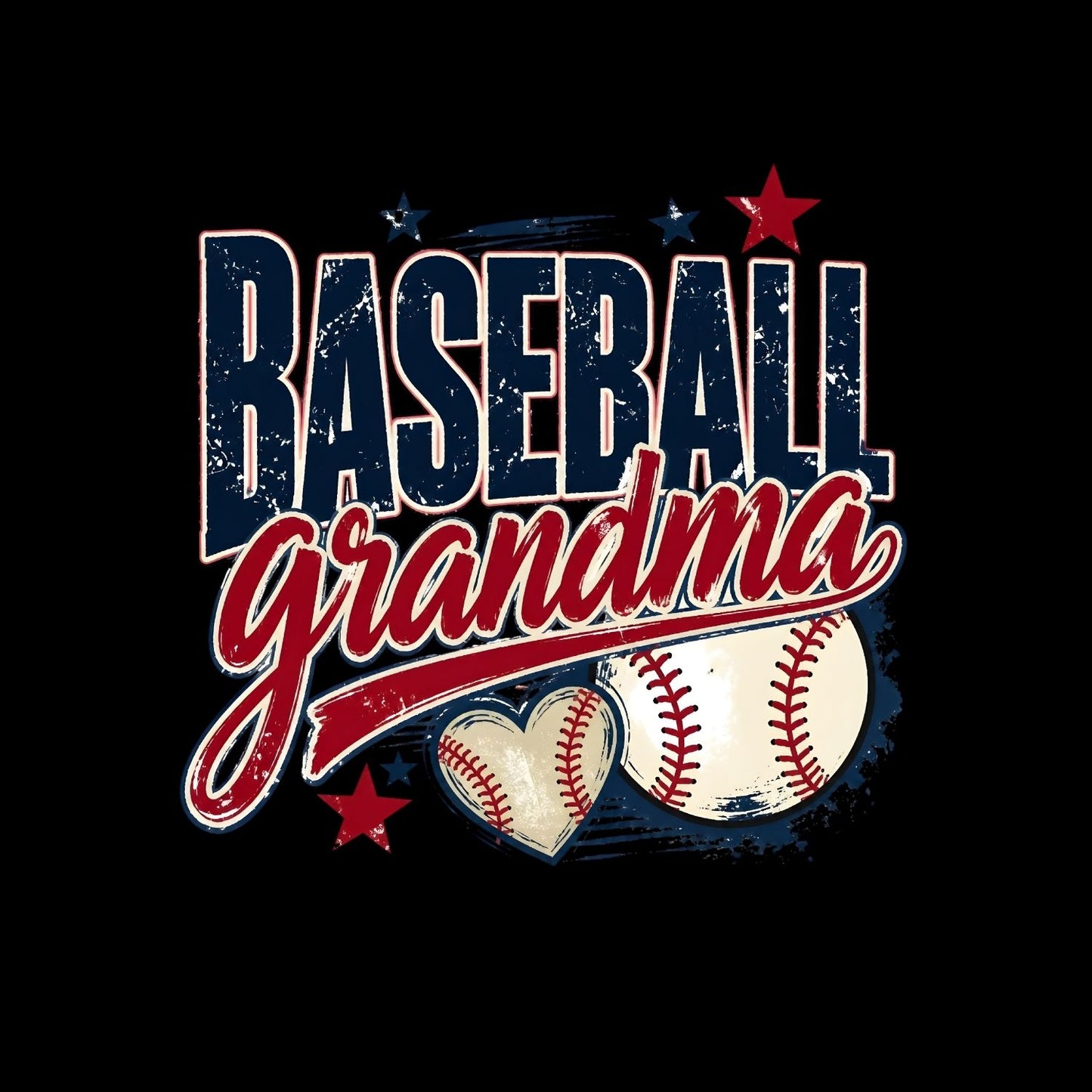 Baseball Grandma T-Shirt | Graphic Tee | Grams Shirt