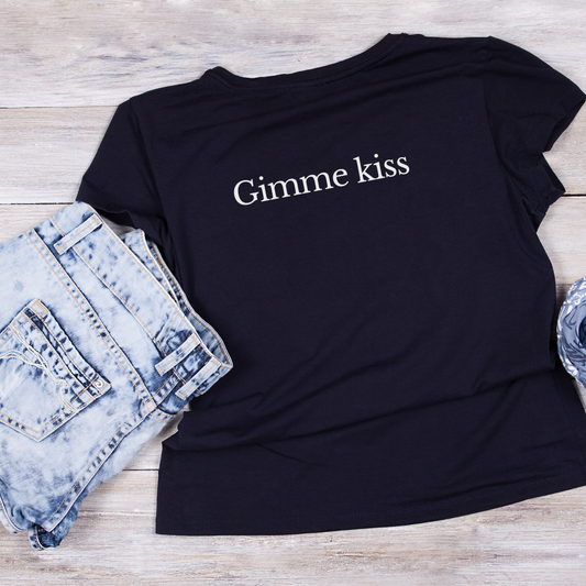 Gimme Kiss Heated Rivalry T-shirt | Hockey Graphic Tee | Printed Shirt | Readers