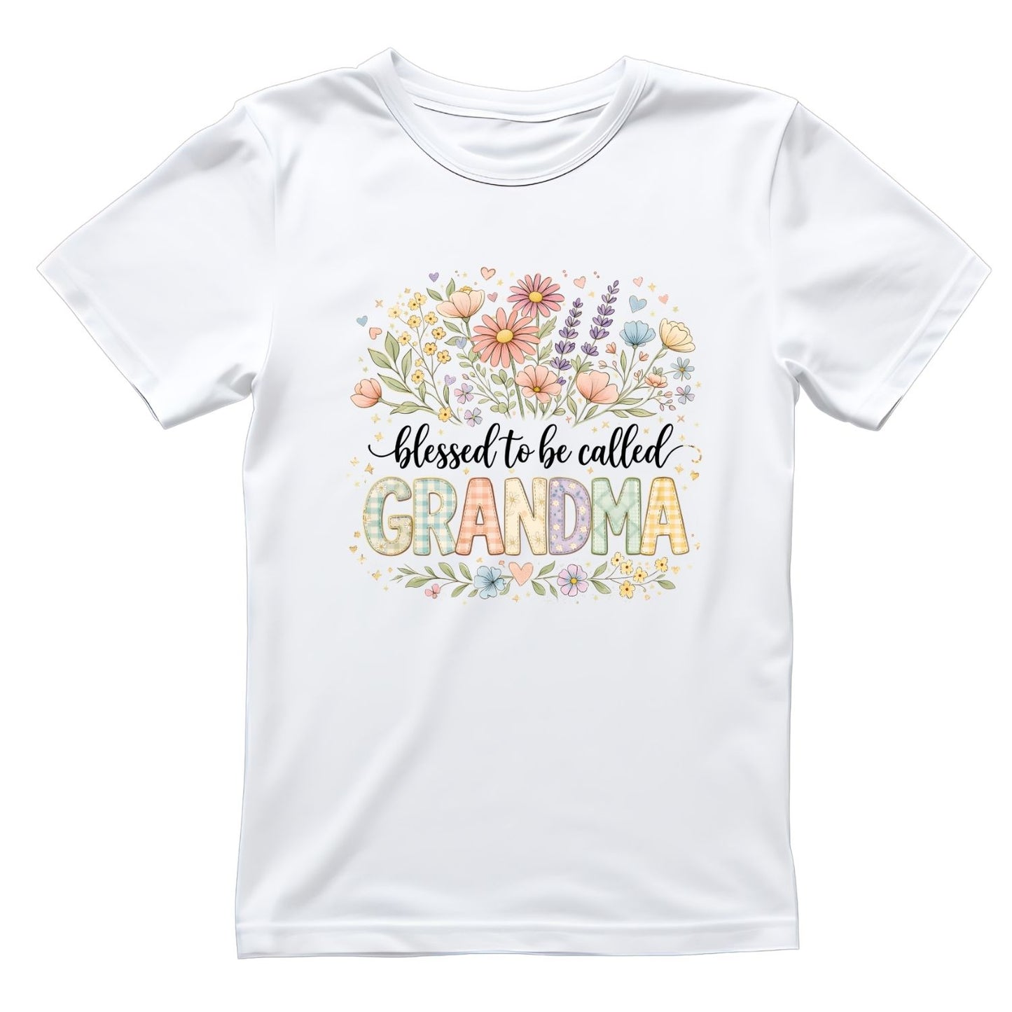 Blessed To Be Called Grandma T-Shirt | Graphic Tee | Grams Shirt