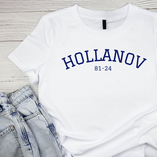Heated Rivalry Hollanov T-shirt | Hockey Graphic Tee | Printed Shirt | Reader