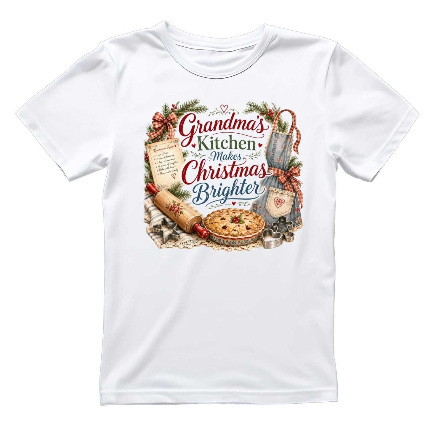 Grandma’s Kitchen Makes Christmas Better T-Shirt | Graphic Tee | Grams Shirt