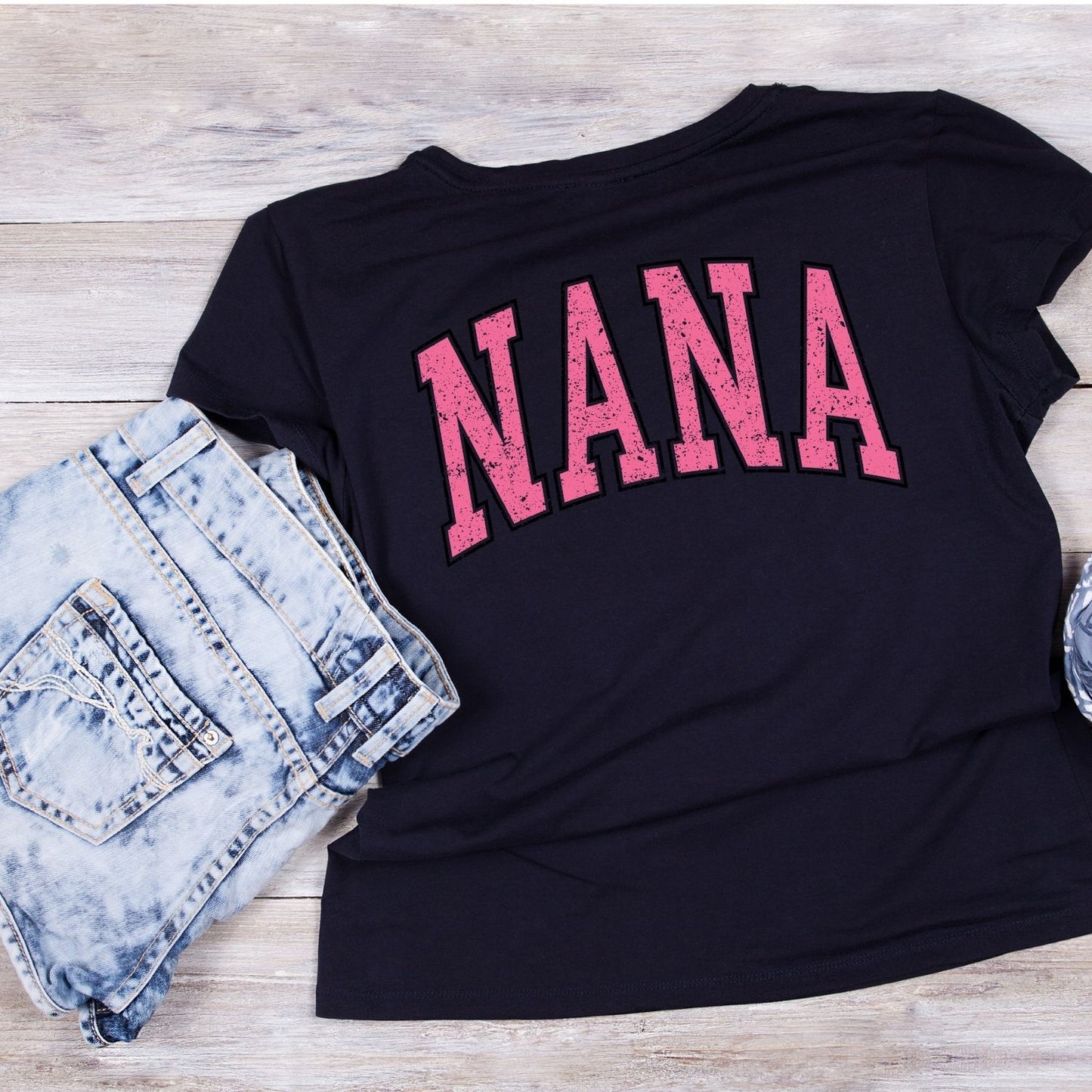 Retro Varsity Nana T-Shirt | Graphic Tee | Grams Shirt