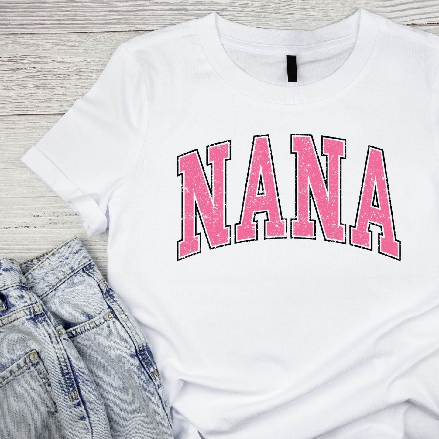 Retro Varsity Nana T-Shirt | Graphic Tee | Grams Shirt
