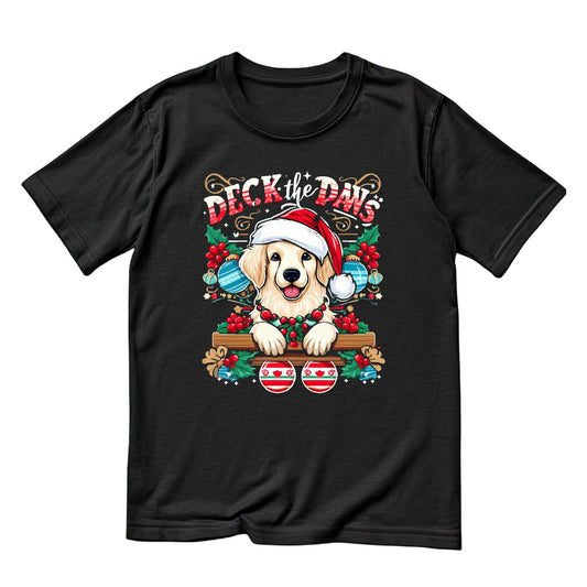 DECK THE PAWS CHRISTMAS T-SHIRT