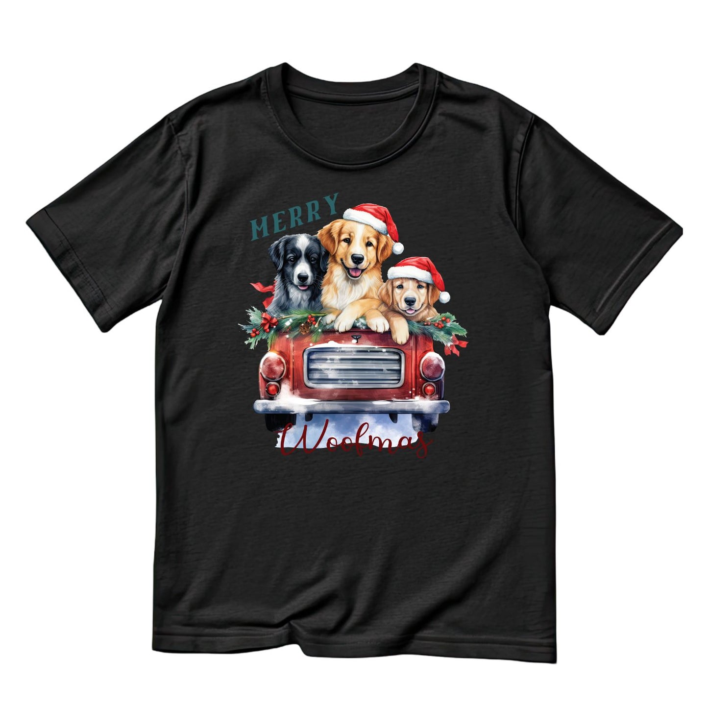 MERRY WOOFMAS DOG CHRISTMAS T-SHIRT