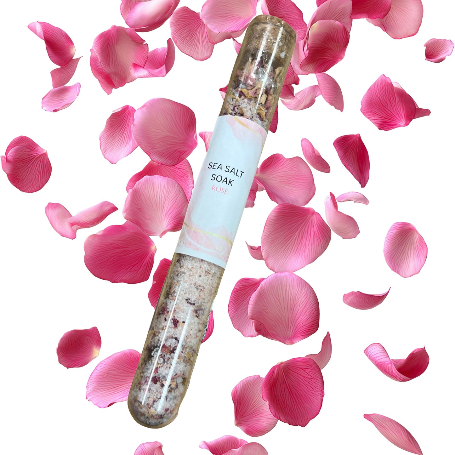 Sea salt soak tube