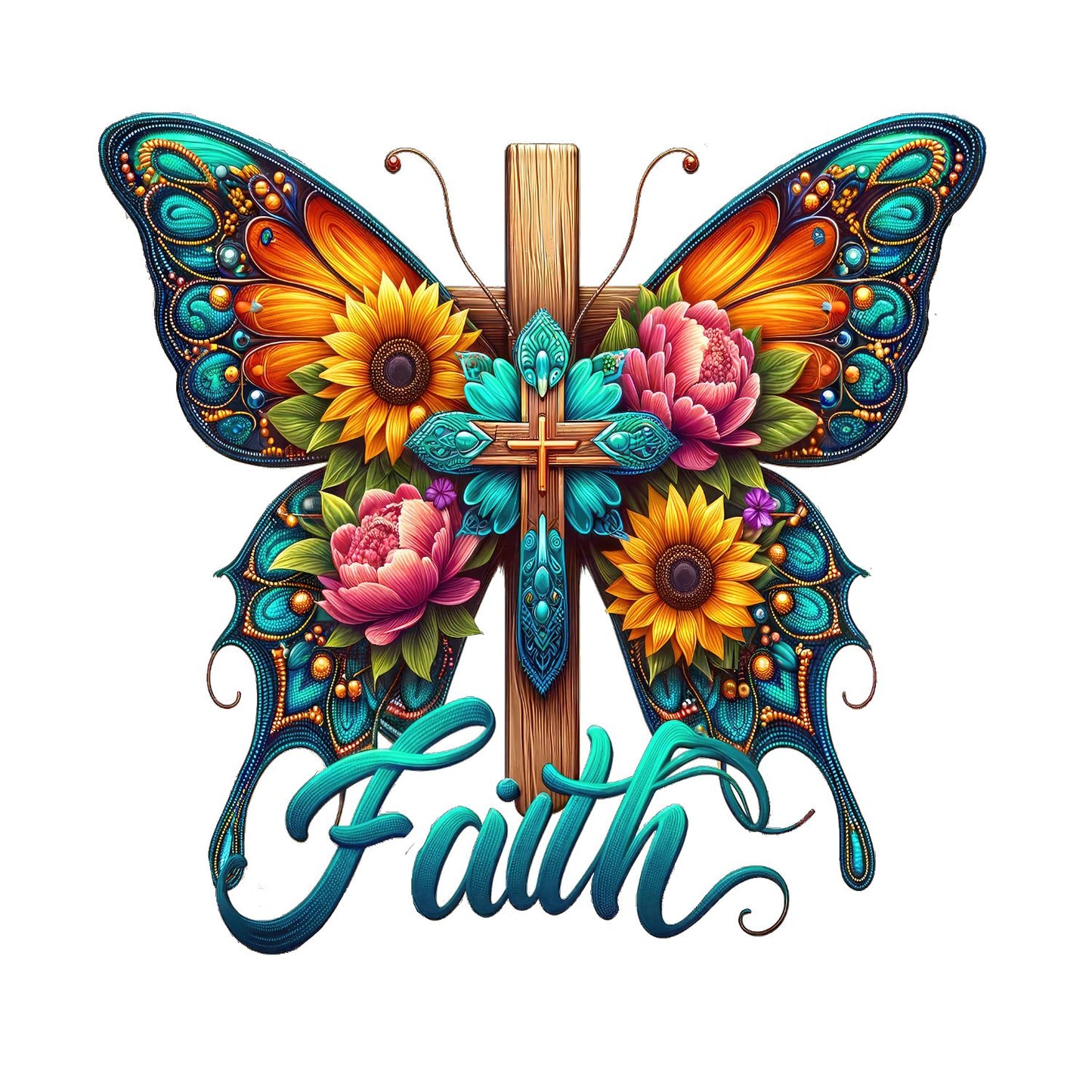Faith Butterfly T-shirt