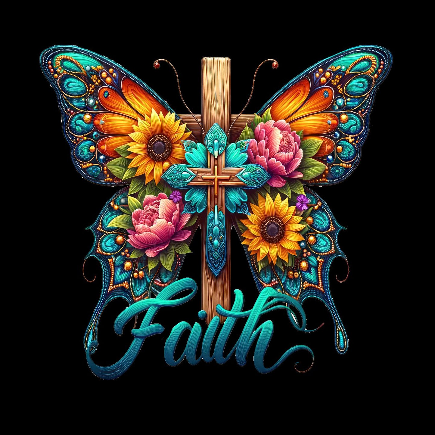 Faith Butterfly T-shirt