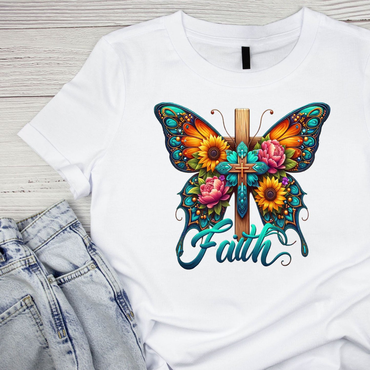 Faith Butterfly T-shirt
