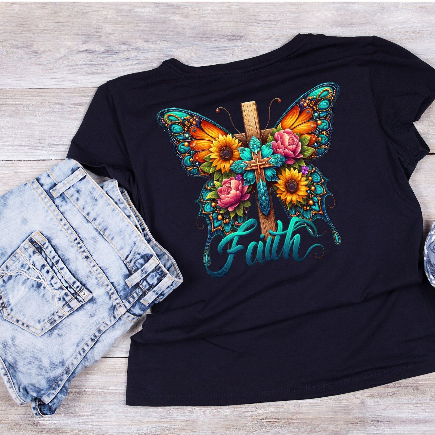 Faith Butterfly T-shirt