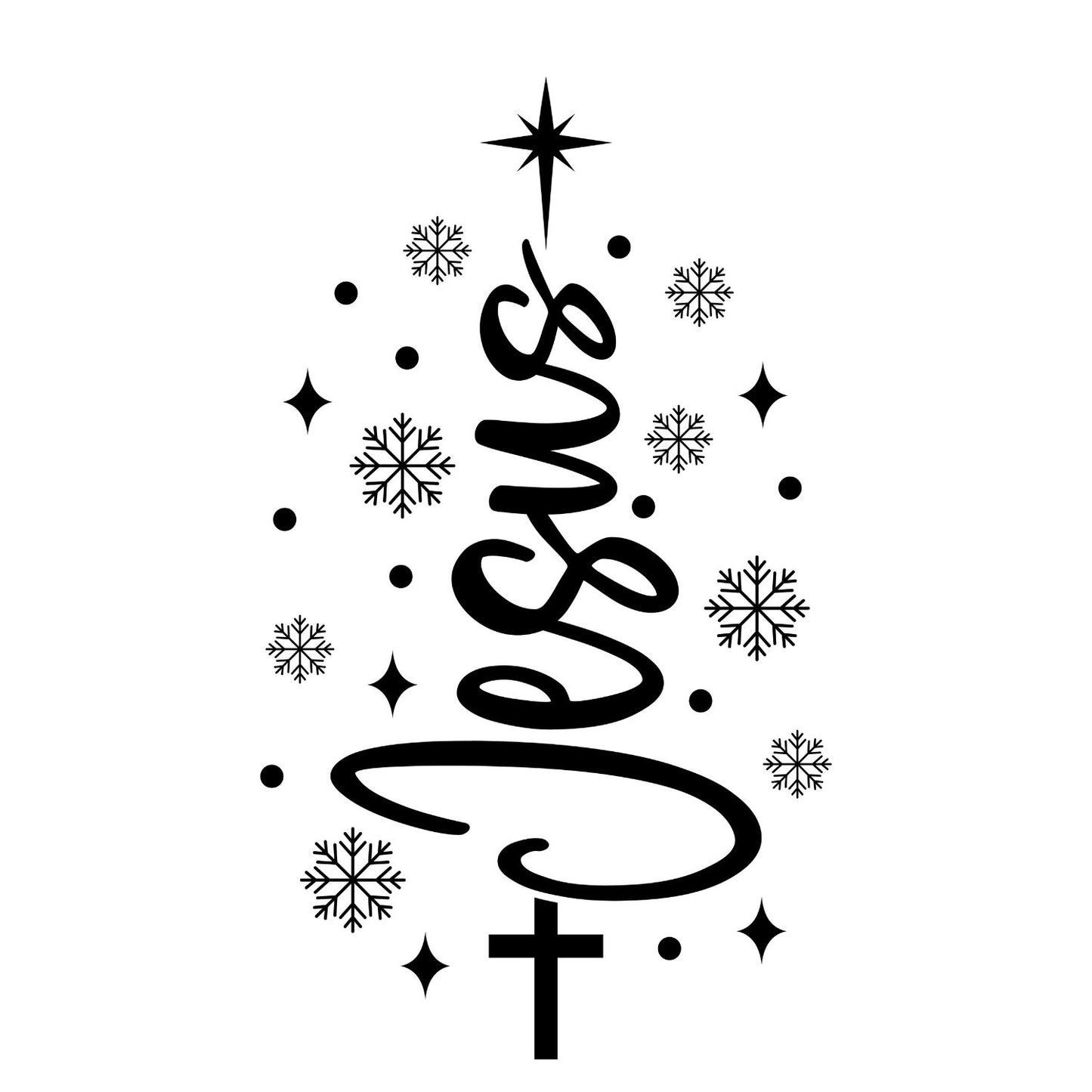 Jesus Christmas Tree T-shirt