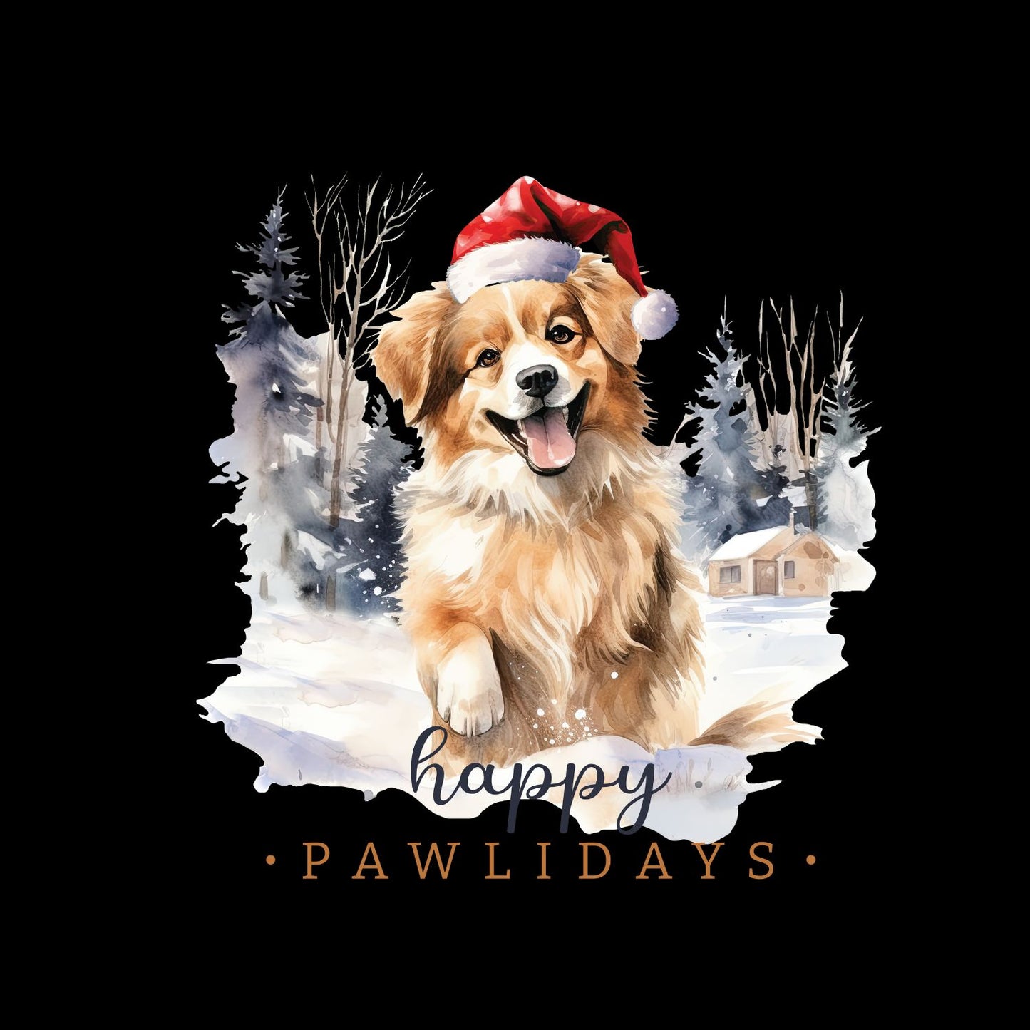 Happy Pawlidays T-shirt