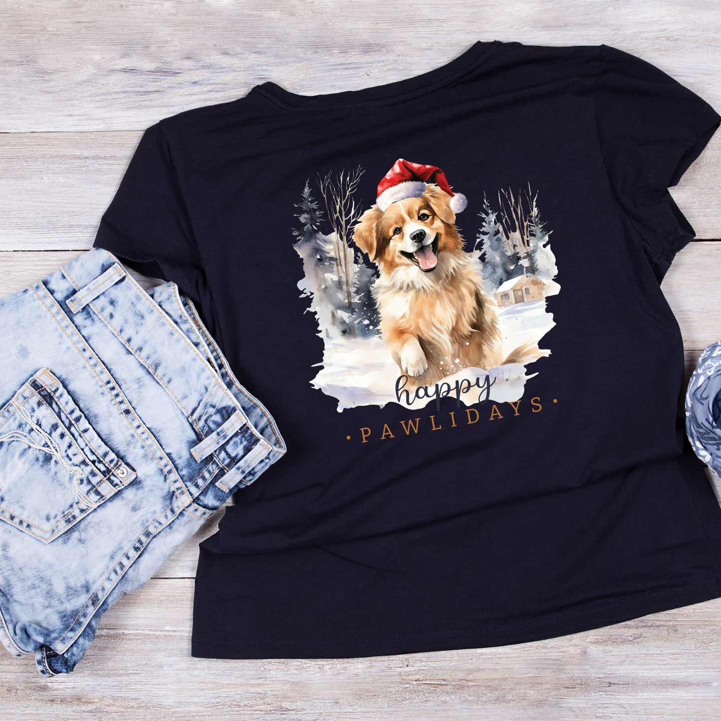 Happy Pawlidays T-shirt