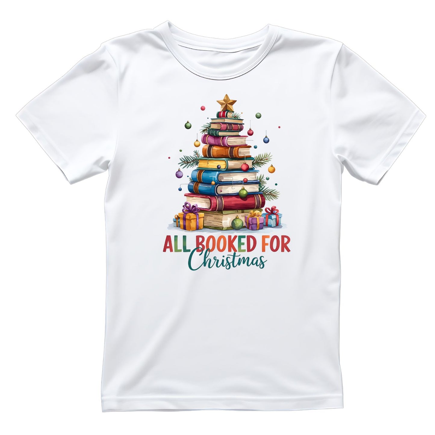 All Booked For Christmas T-shirt