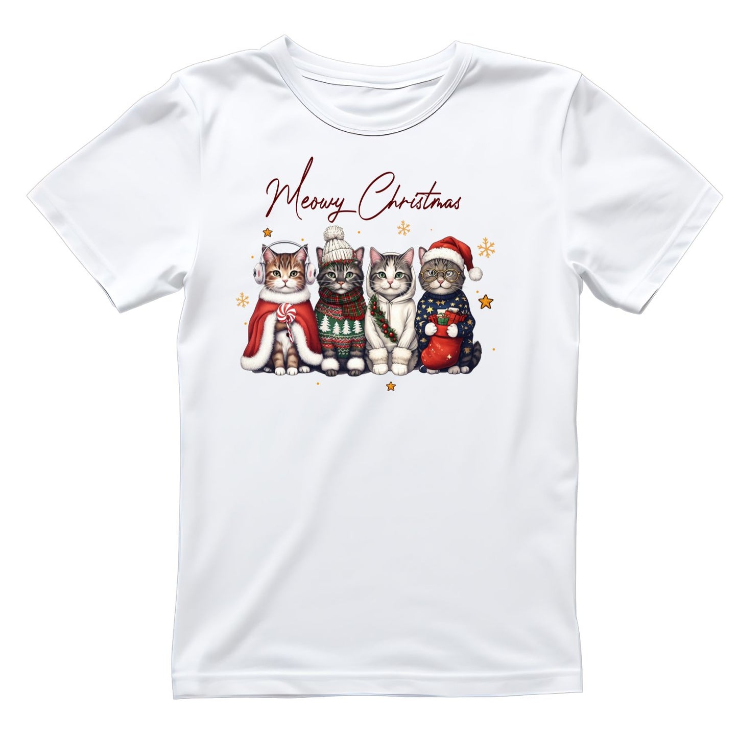 Cats Merry Christmas T-shirt