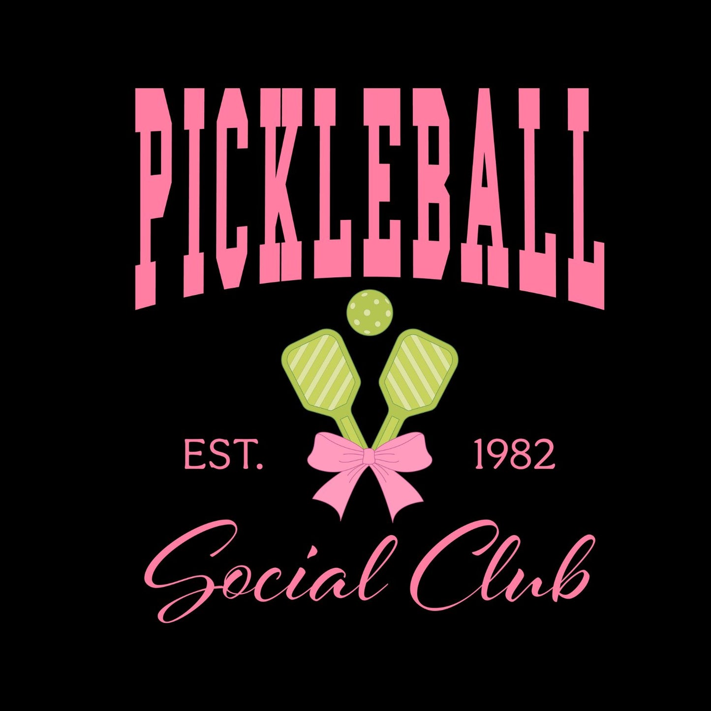 Pickleball Social Club T-shirt | Pickleball Graphic Tee | Printed Shirt