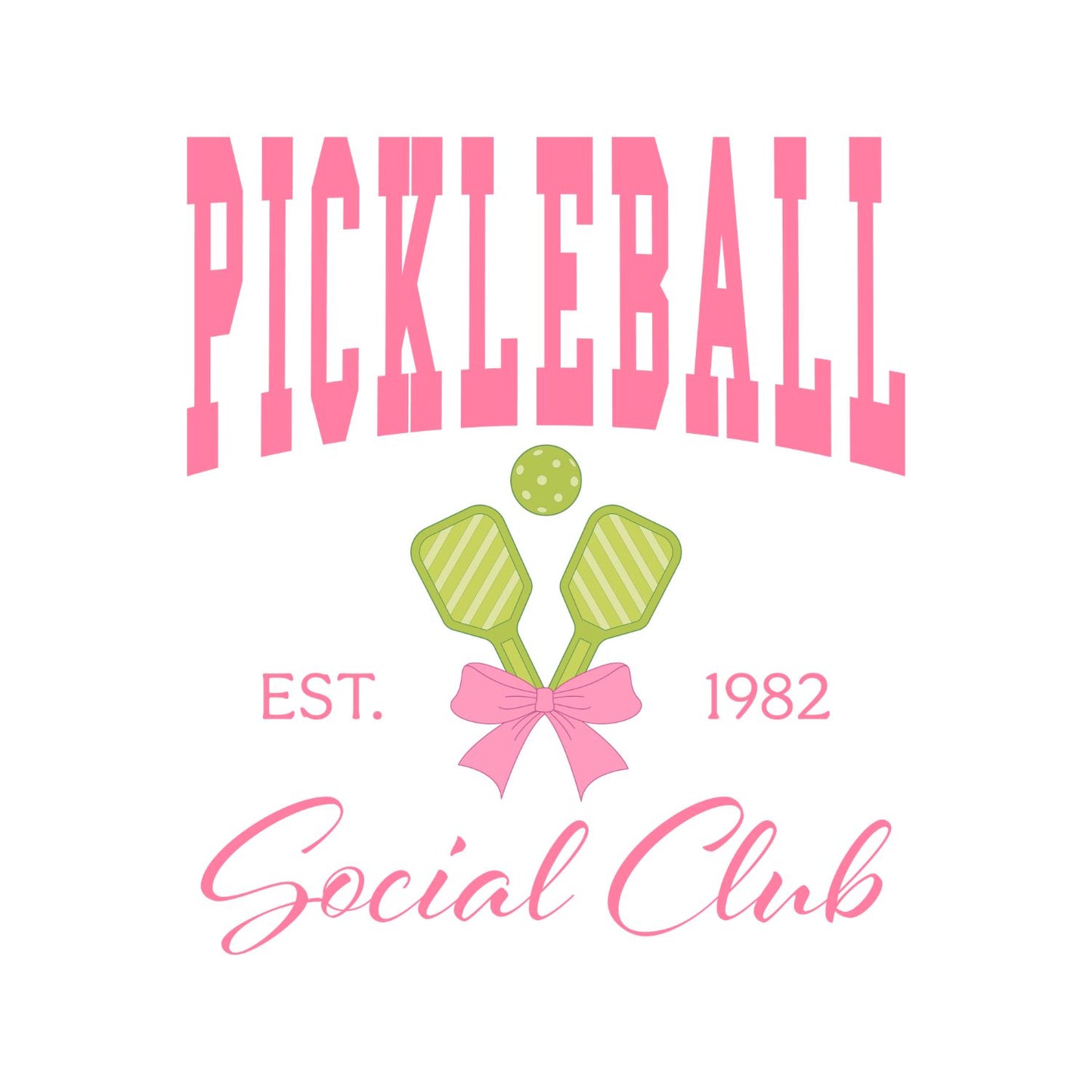 Pickleball Social Club T-shirt | Pickleball Graphic Tee | Printed Shirt