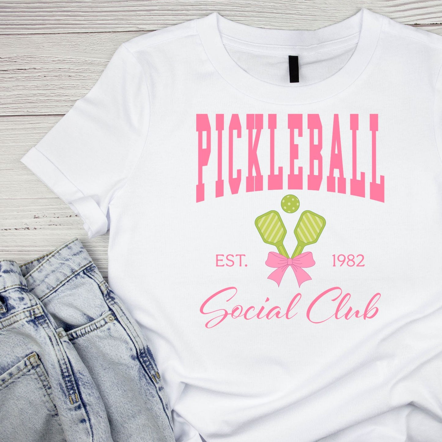 Pickleball Social Club T-shirt | Pickleball Graphic Tee | Printed Shirt