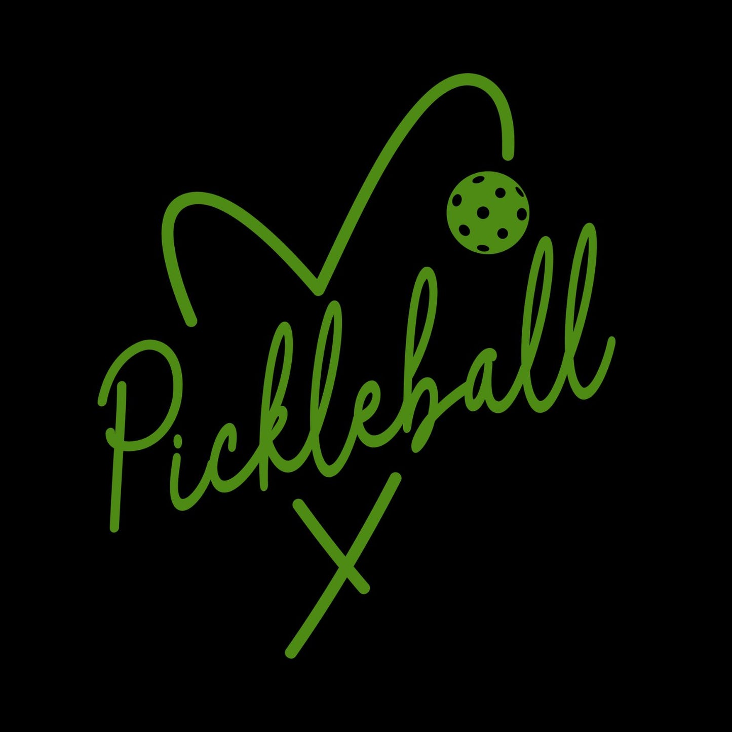Pickleball Heart T-shirt | Graphic Tee | Printed Shirt