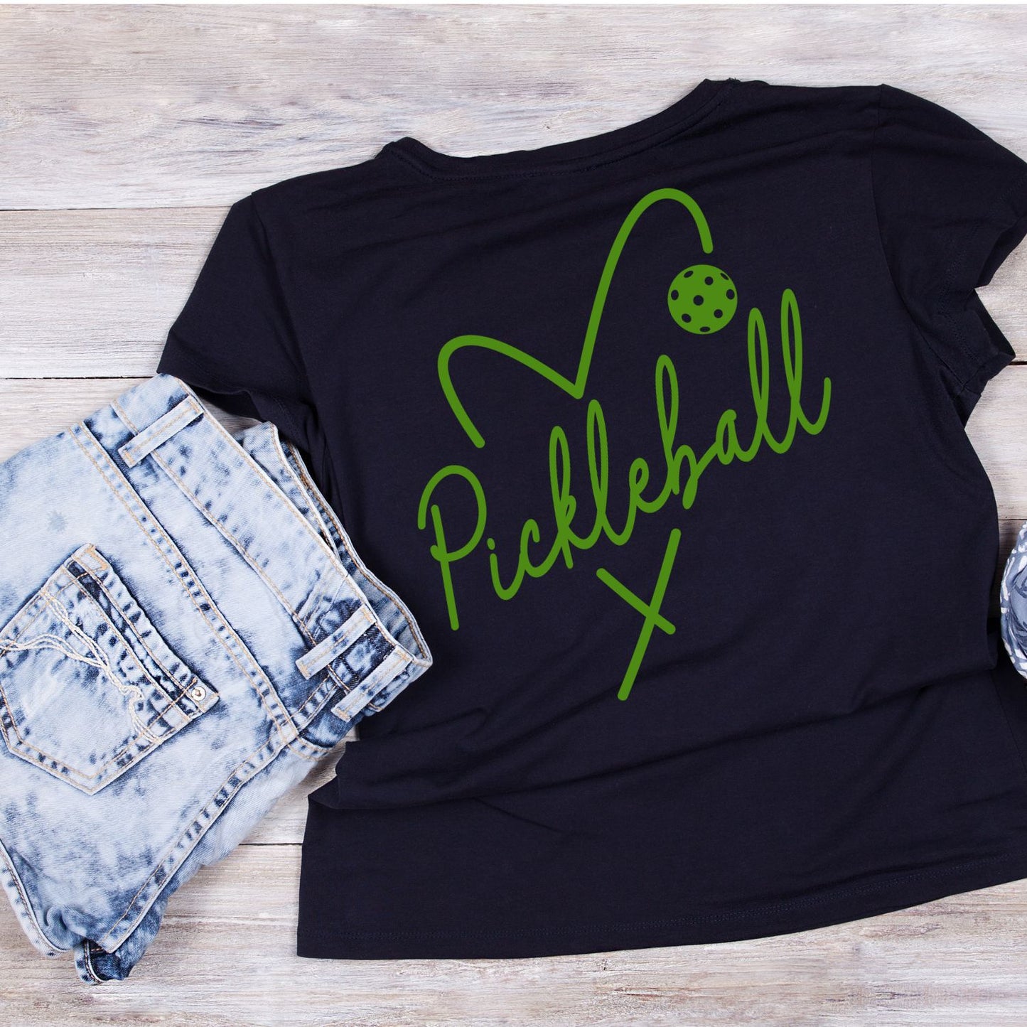 Pickleball Heart T-shirt | Graphic Tee | Printed Shirt